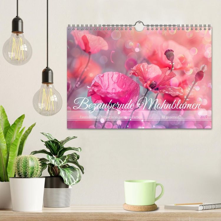 Produktbild: Bezaubernde Mohnblumen (Wandkalender 2027 DIN A4 quer), CALVENDO Monatskalender