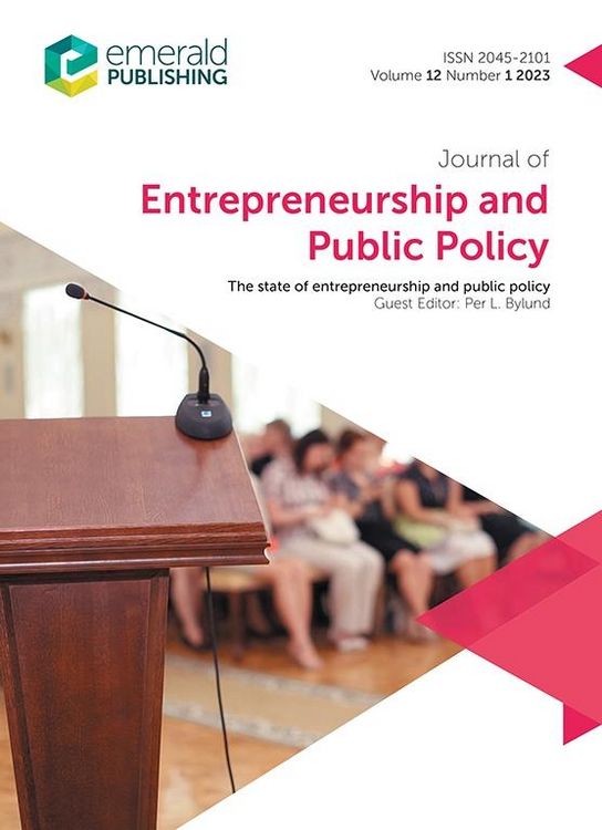 Produktbild: State of entrepreneurship and public policy