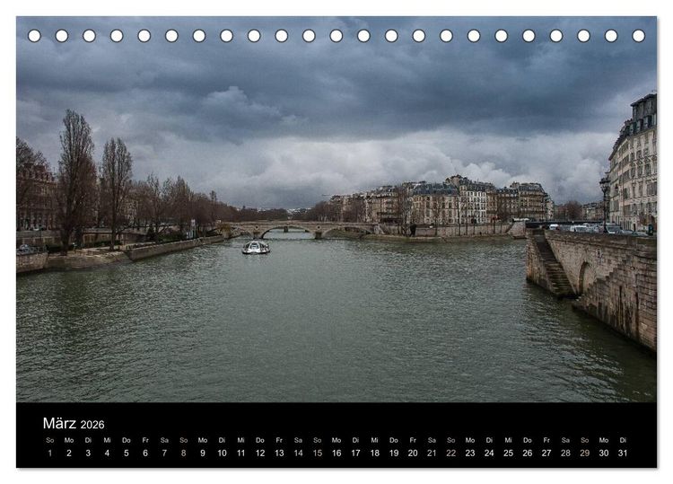 Produktbild: Paris (Tischkalender 2026 DIN A5 quer), CALVENDO Monatskalender