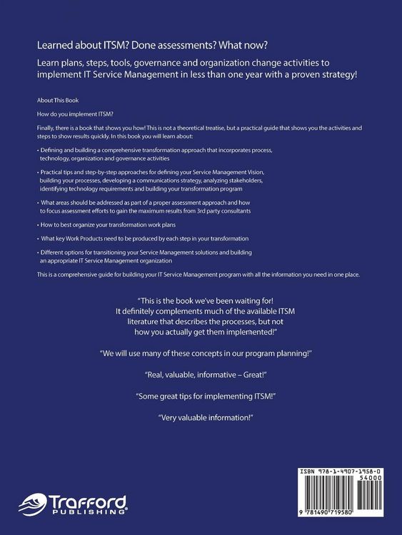 Produktbild: Implementing Itsm