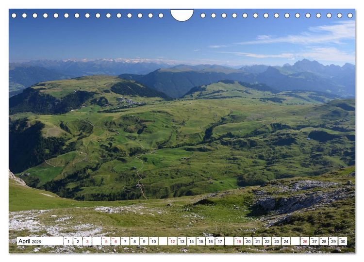 Produktbild: Seiser Alm Sommer (Wandkalender 2026 DIN A4 quer), CALVENDO Monatskalender