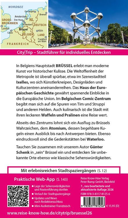 Produktbild: Reise Know-How CityTrip Br&uuml;ssel
