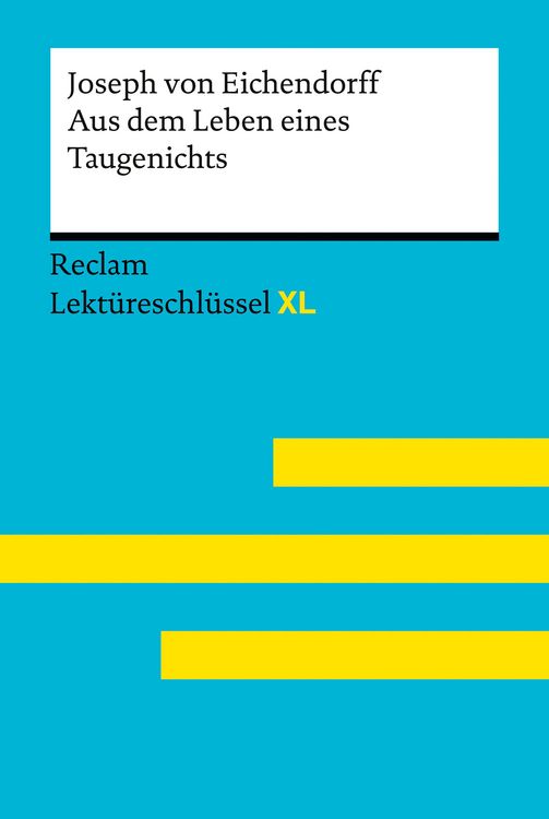 Produktbild: Aus dem Leben eines Taugenichts von Joseph von Eichendorff