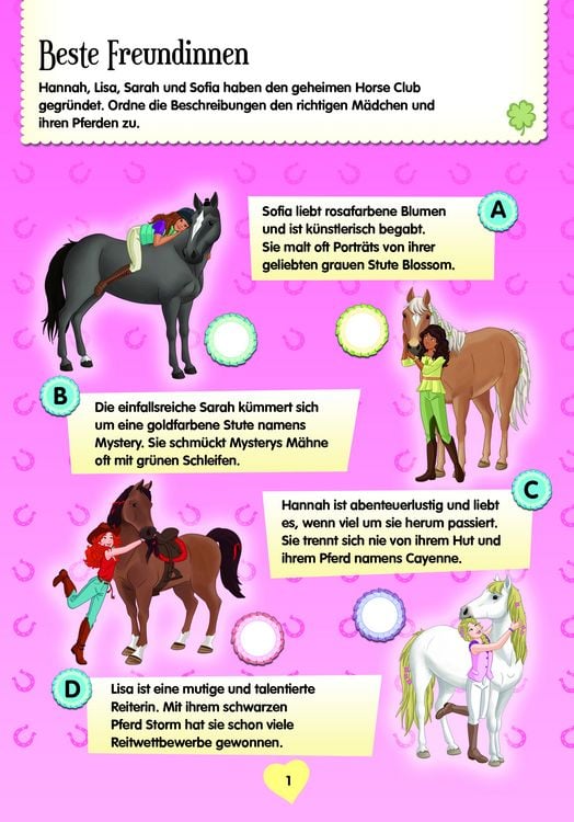 Produktbild: Schleich® Horse Club™ – Rätselblock für Pferdefans