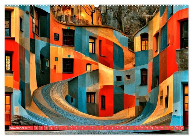 Produktbild: Das Paradies der tanzenden H&auml;user (Wandkalender 2027 DIN A2 quer), CALVENDO Monatskalender