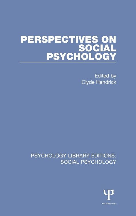 Produktbild: Perspectives on Social Psychology