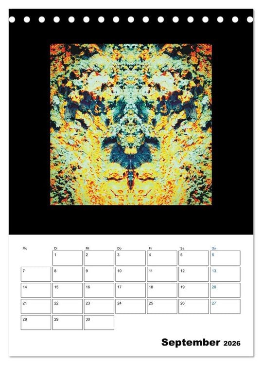 Produktbild: Nature's Faces (Tischkalender 2026 DIN A5 hoch), CALVENDO Monatskalender