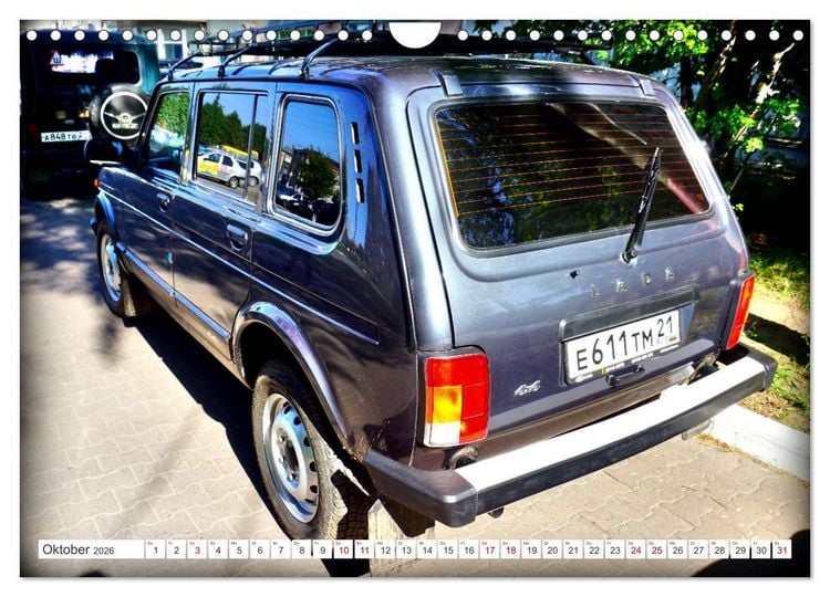 Produktbild: LADA NIVA - 4x4 aus der UdSSR (Wandkalender 2026 DIN A4 quer), CALVENDO Monatskalender