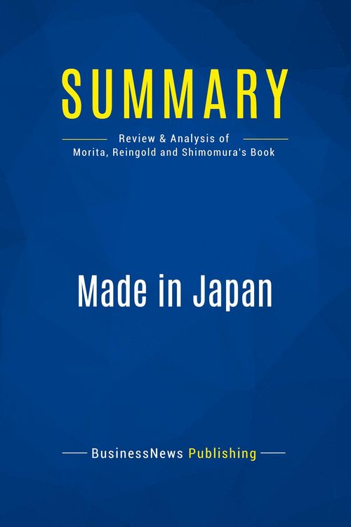 Produktbild: Summary: Made in Japan