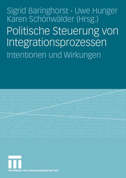 Produktbild: Politische Steuerung von Integrationsprozessen