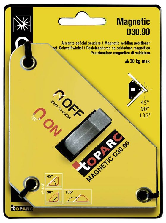 Produktbild: Toparc 044197 Winkelmagnet Magnet-Schwei&szlig;winkel MAGNETIC D30.90