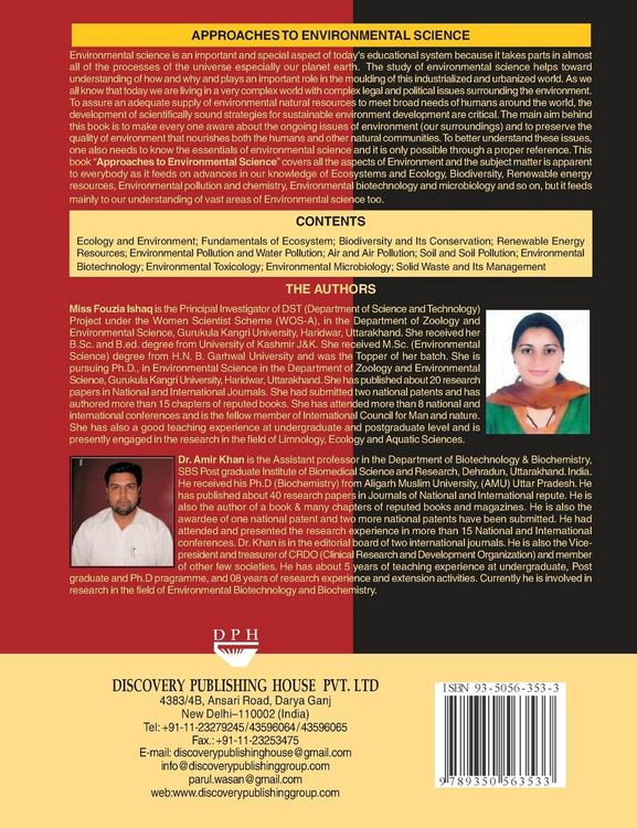 Produktbild: Approaches to Environmental Science