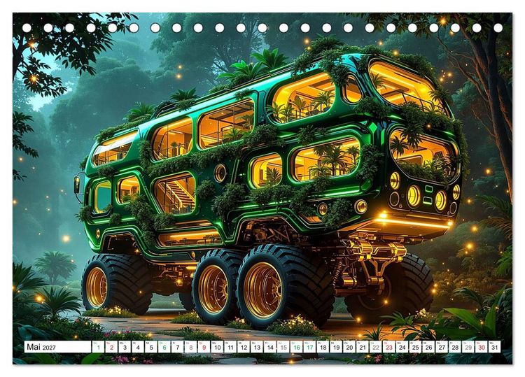 Produktbild: Rollende Traumwelten (Tischkalender 2027 DIN A5 quer), CALVENDO Monatskalender