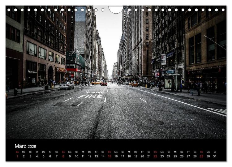 Produktbild: New York feeling (Wandkalender 2026 DIN A4 quer), CALVENDO Monatskalender