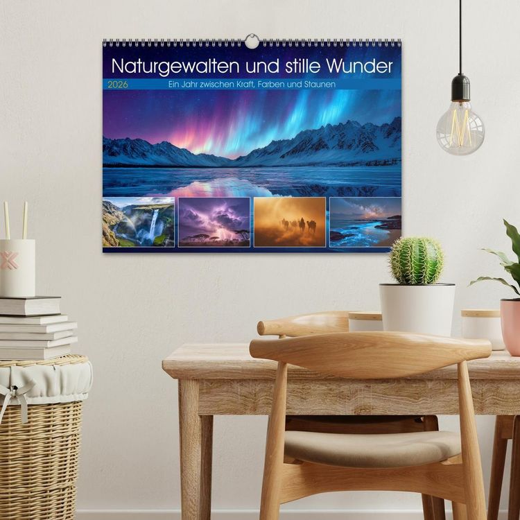 Produktbild: Naturgewalten und stille Wunder (Wandkalender 2026 DIN A3 quer), CALVENDO Monatskalender