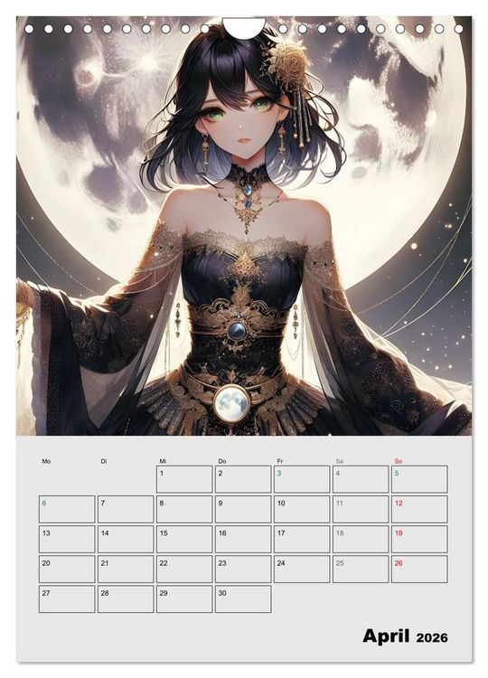 Produktbild: Sehnsucht nach Fantasie (Wandkalender 2026 DIN A4 hoch), CALVENDO Monatskalender