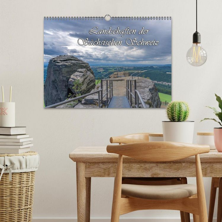 Produktbild: Landschaften der S&auml;chsischen Schweiz (Wandkalender 2026 DIN A3 quer), CALVENDO Monatskalender