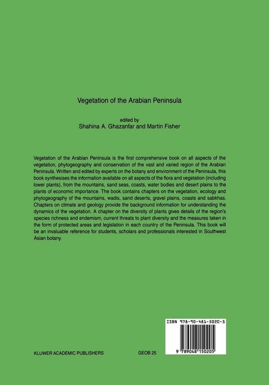Produktbild: Vegetation of the Arabian Peninsula
