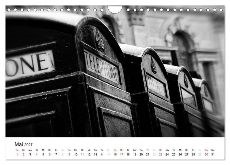 Produktbild: London (Wandkalender 2027 DIN A4 quer), CALVENDO Monatskalender