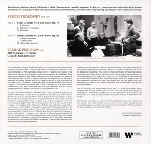 Produktbild: Two Violin Concertos, 1 Schallplatte