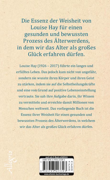 Produktbild: Vom Gl&uuml;ck des Alters