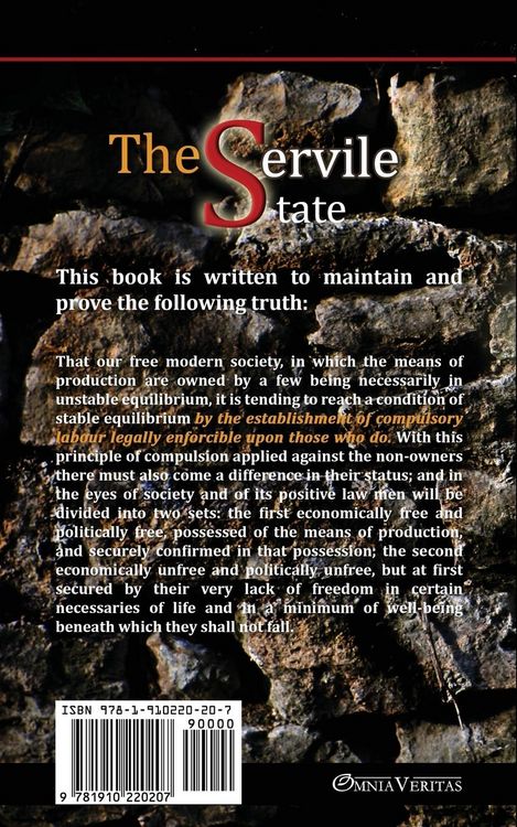 Produktbild: The Servile State
