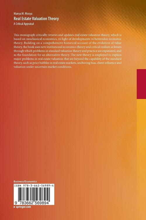 Produktbild: Real Estate Valuation Theory
