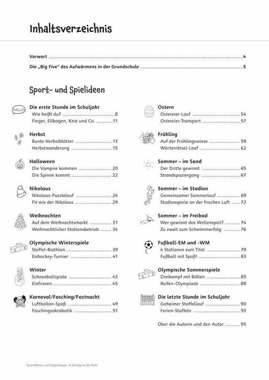 Produktbild: Sport- und Spielideen f&uuml;r das ganze Schuljahr