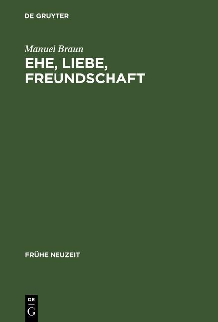 Produktbild: Ehe, Liebe, Freundschaft