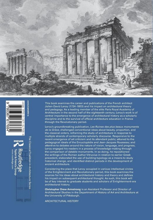 Produktbild: Julien-David Leroy and the Making of Architectural History