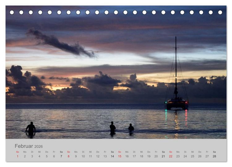 Produktbild: Lichtblicke - Seychellen (Tischkalender 2026 DIN A5 quer), CALVENDO Monatskalender