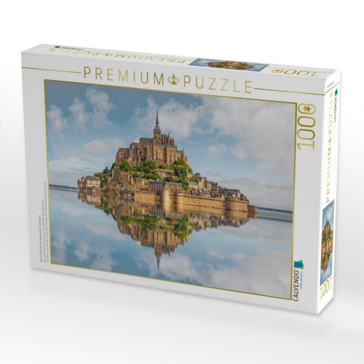 Produktbild: CALVENDO Puzzle Mont Saint Michel, Normandie, Frankreich | 1000 Teile Lege-Gr&ouml;&szlig;e 64x48cm Foto-Puzzle f&uuml;r gl&uuml;ckliche Stunden