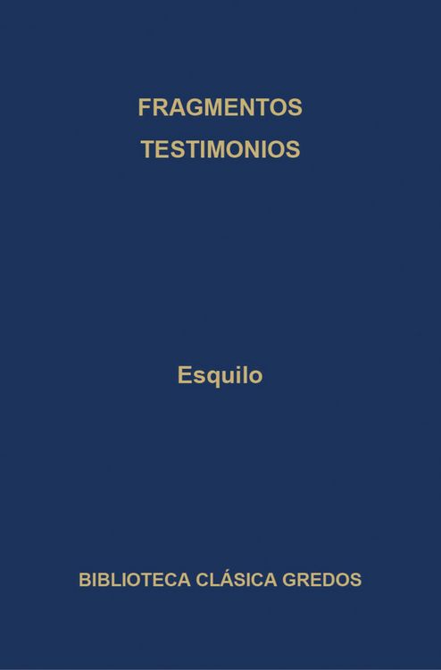 Produktbild: Fragmentos. Testimonios.