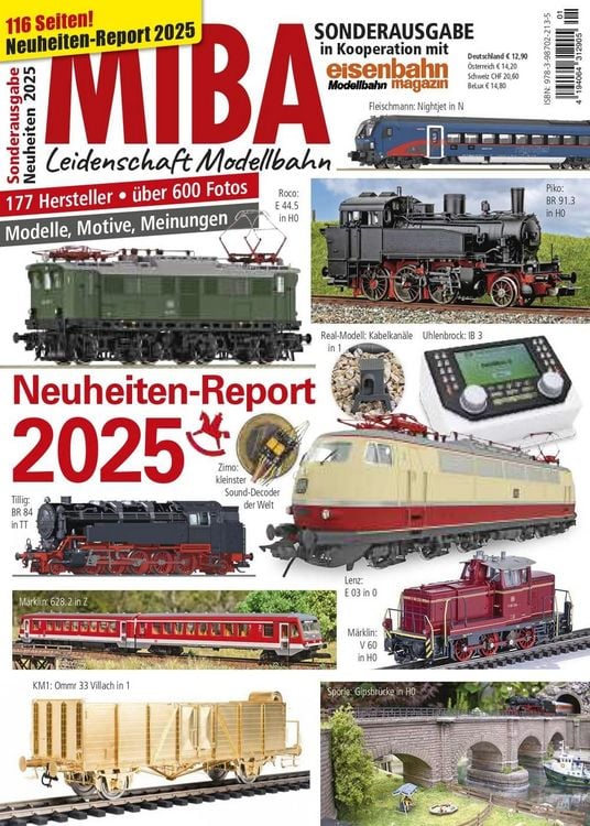 Produktbild: MIBA-Neuheiten-Report 2025