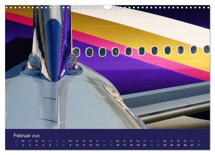 Produktbild: Seltene Luftfahrt Perspektiven (Wandkalender 2026 DIN A3 quer), CALVENDO Monatskalender