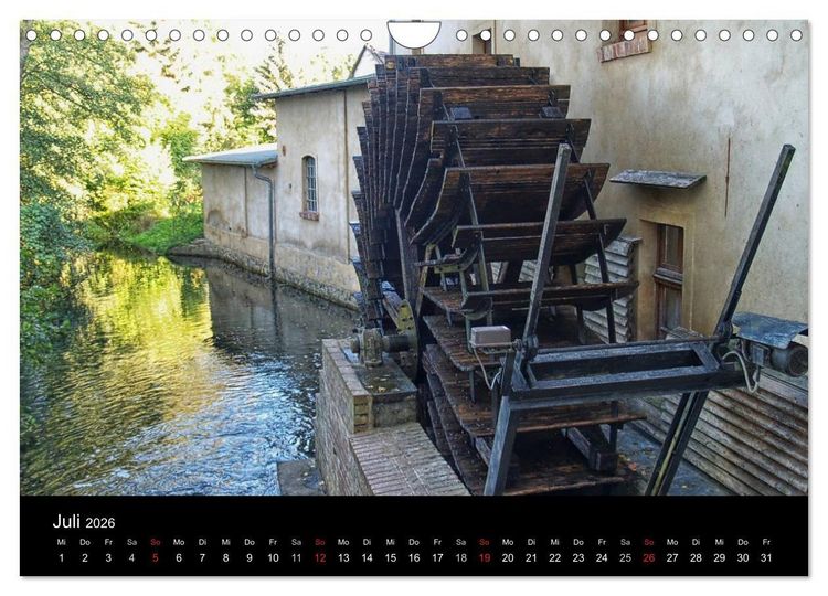 Produktbild: Wasserm&uuml;hlen an der Dahme (Wandkalender 2026 DIN A4 quer), CALVENDO Monatskalender