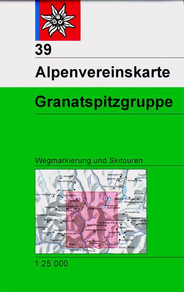Produktbild: DAV Alpenvereinskarte 39 Granatspitzgruppe Weg