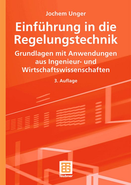 Produktbild: Einf&uuml;hrung in die Regelungstechnik