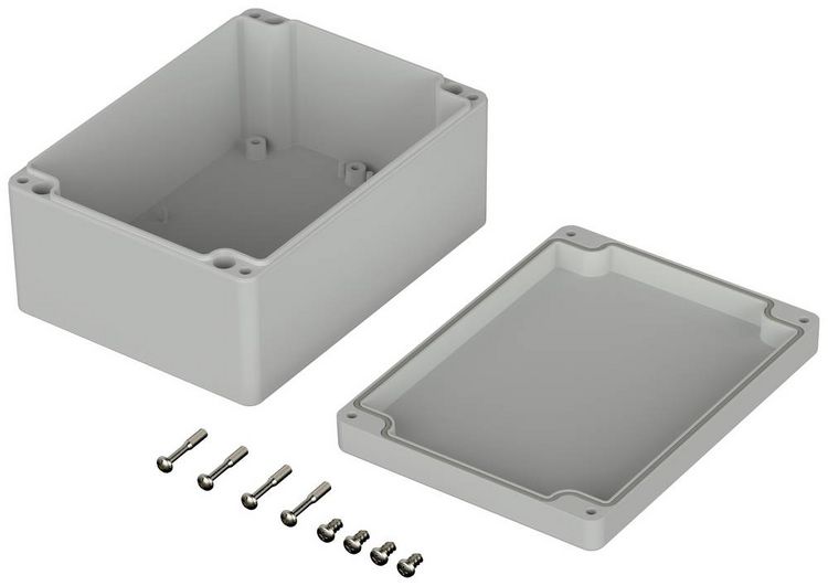 Produktbild: Bopla EUROMAS M 2381 02238200 Industrie-Geh&auml;use 160 x 120 x 75 Polycarbonat Lichtgrau (RAL 7035) 1 St.