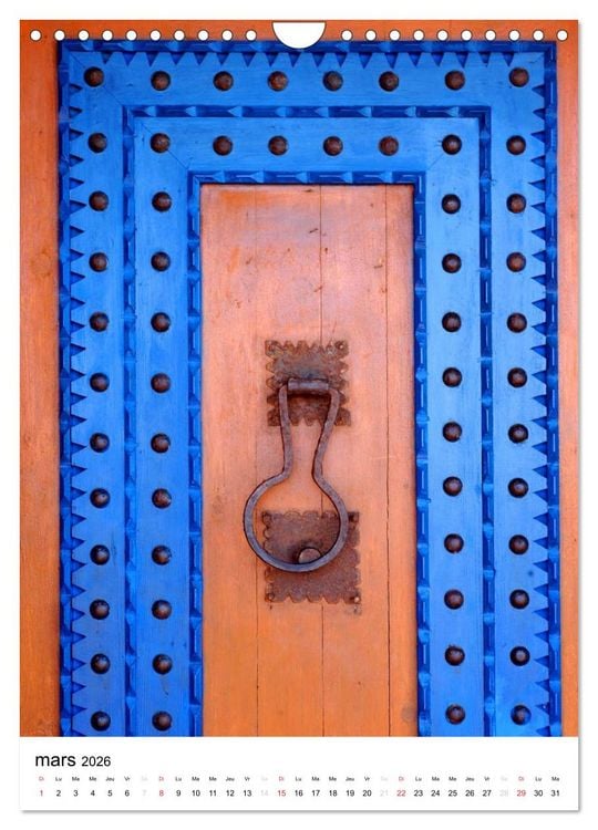 Produktbild: Portes du Maroc (Calendrier mural 2026 DIN A4 horizontal), CALVENDO calendrier mensuel
