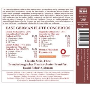 Produktbild: Ostdeutsche Fl&ouml;tenkonzerte