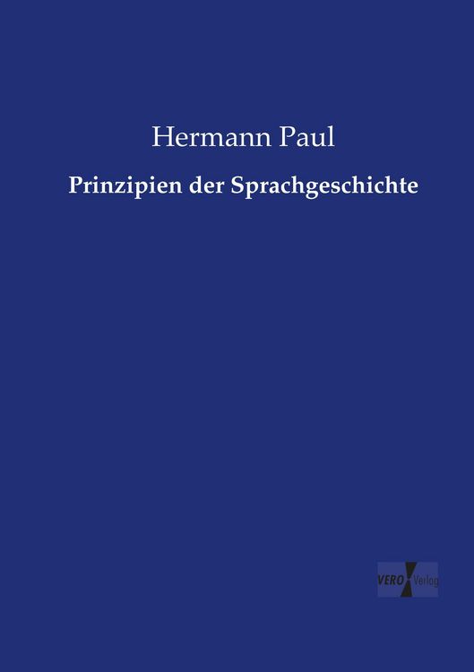 Produktbild: Prinzipien der Sprachgeschichte