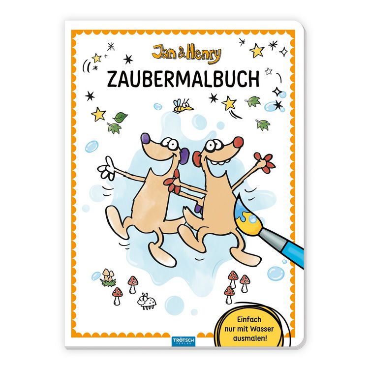 Produktbild: Tr&ouml;tsch Malbuch Jan und Henry Zaubermalbuch