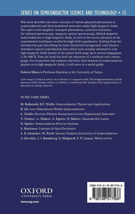 Produktbild: Physics Semicond High Mag Field Ssst C