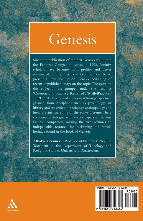 Produktbild: A Feminist Companion to Genesis