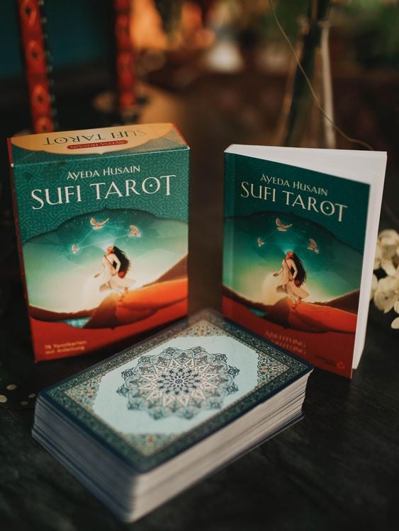 Produktbild: Sufi-Tarot - Der Weg des Herzens: 78 Tarotkarten mit Anleitung