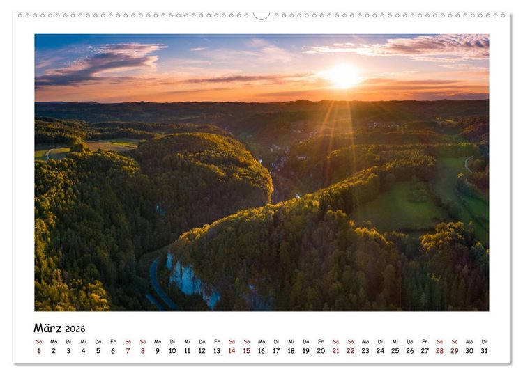 Produktbild: Fr&auml;nkische Schweiz - Sehensw&uuml;rdigkeiten der Berg- und H&uuml;gellandschaft (hochwertiger Premium Wandkalender 2026 DIN A2 quer), Kunstdruck in Hochglanz