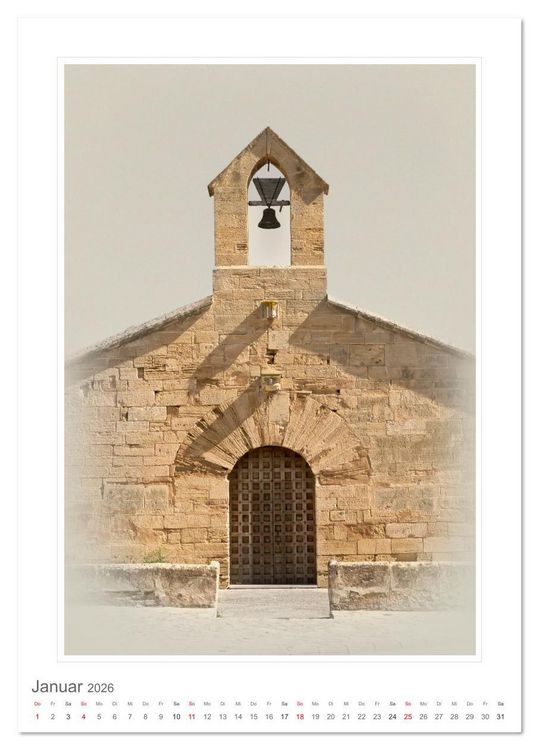 Produktbild: Durch das romantische Mallorca (Tischkalender 2026 DIN A5 hoch), CALVENDO Monatskalender