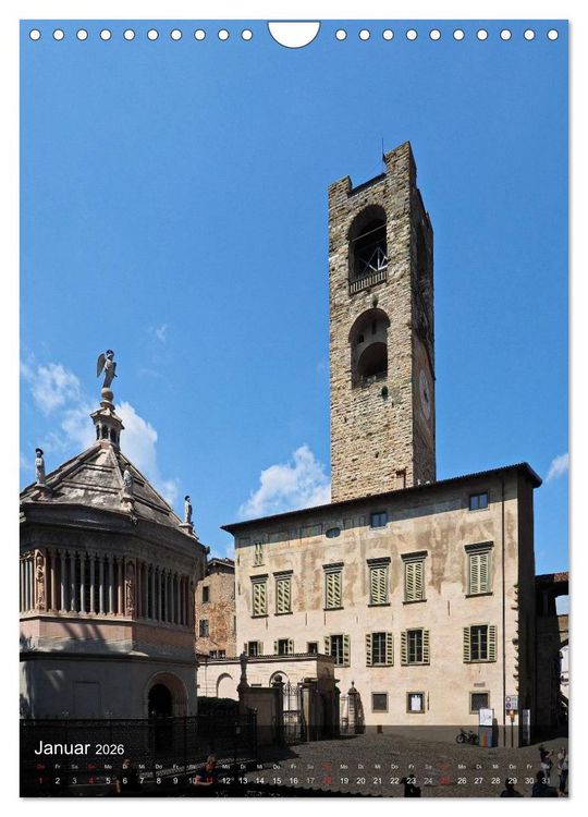 Produktbild: Bergamo (Wandkalender 2026 DIN A4 hoch), CALVENDO Monatskalender