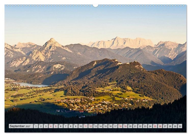 Produktbild: Allg&auml;uer Alpen 2027 (Wandkalender 2027 DIN A2 quer), CALVENDO Monatskalender